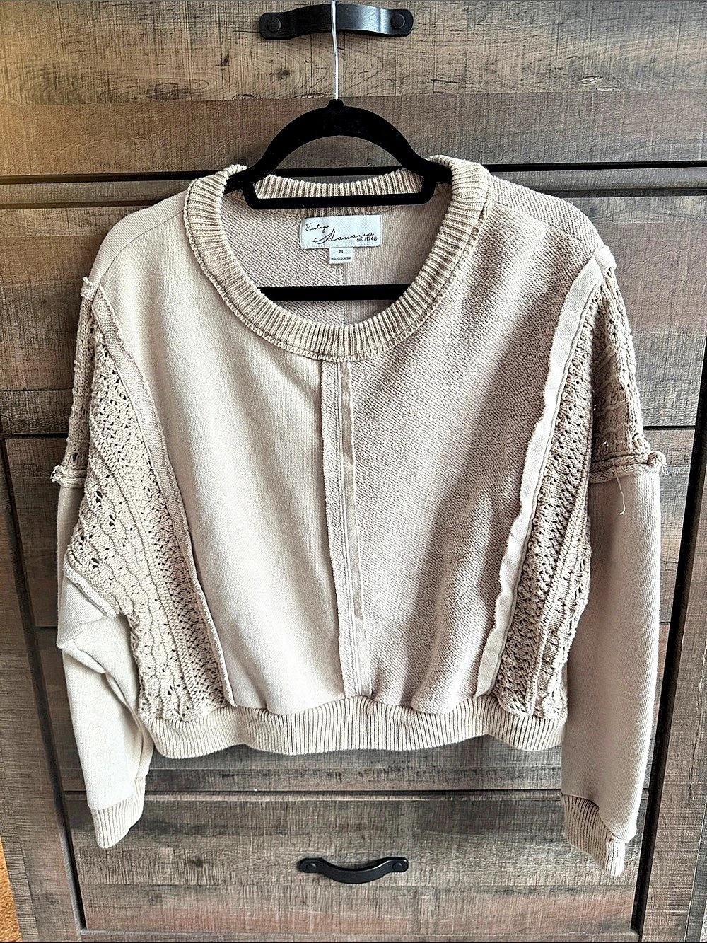 Vintage Havana Knit Crewneck Sweater